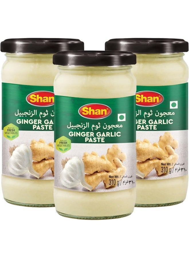 شان معجون الزنجبيل والثوم من شان 310 غرام (عبوة من 3 قطع) - Image 1